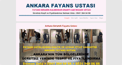 Desktop Screenshot of ankarafayansustasi.co